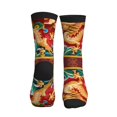 thumbnail image 2 of Athletic Socks Chinese Dragon Sport Running Calf Socks Crew Socks for Men Women, 2 of 7