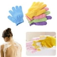 thumbnail image 2 of Clearance! SDJMa Exfoliating Gloves,Exfoliating Shower Bath Scrub Gloves Exfoliator Glove for Body, Shower, Bath, Scrub and Spa Massage Dead Skin Cell Remover, 2 of 7