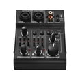 thumbnail image 1 of Mistaha Mini USB Sound Card Mixer with 3 Channels, EQ, Phantom Power, Balanced Output - Portable Audio Mixing Console Q303, 1 of 6