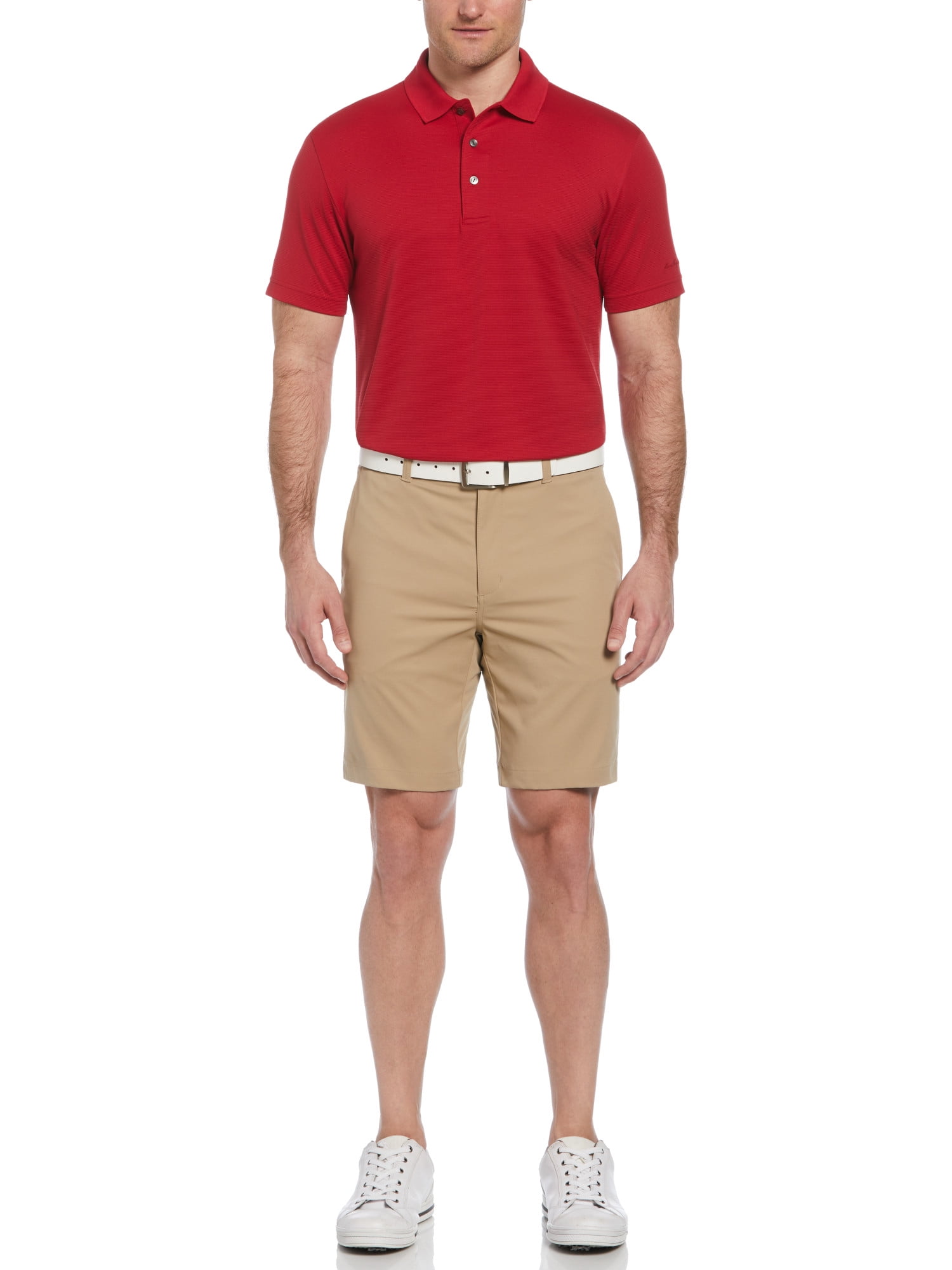 Ben Hogan Men's & Big Men's Performance Solid Polo Shirt with Short Sleeves, Sizes S-5XL