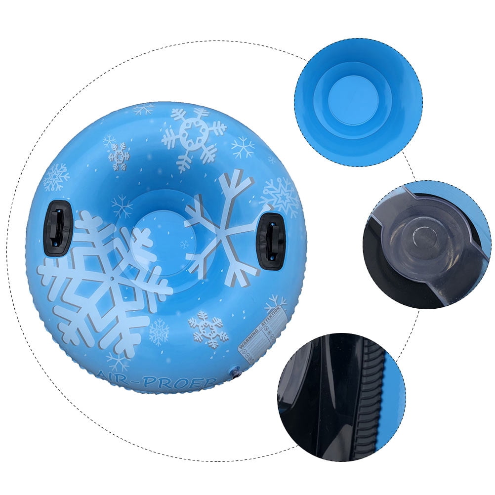 IDEANATEGRATE Snow Tube Sled PVC Snow Tube Ice Lovers Winter Outdoor Sports 1Pcs