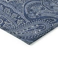 thumbnail image 4 of Addison Rugs Chantille Indoor/Outdoor Traditional Paisley Navy Washable Rectangle Rug, 1'8" x 2'6", 4 of 5
