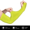 thumbnail image 3 of Gaeub Yellow Cooling Sleeves for Women, Arm Sleeves, UV Sun Protection Sleeve to Cover with Silicone Anti-Slip, 3 of 8