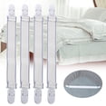 thumbnail image 3 of Sujetadores De Sábanas, Correas De Elásticas De 4 Piezas Con Clips, Alta Elasticidad De La Ropa Blanca Peguas Coritas De Fijación Para Una Lámina Plana Delgada, 3 of 7