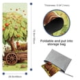 thumbnail image 4 of Coconut Jujube Tree Gym Yoga Mat Towel with Storage Bag, 72.8"x26.8" - Pilates, Fitness, Yoga Blankets - Suitable for Yoga, Pilates, Fitness, etc., 4 of 6