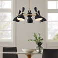 thumbnail image 2 of Pendant Ceiling Light Fixture, Black, Metal, Modern Contemporary, Mid Century Kitchen Room Cafe Bistro Restaurant Hospitality, 2 of 7