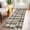 Beige Brown, variant on Modern Runner Rug 2x6 Hallway Runner Rug Washable Rugs Non Slip Non-Shedding Plaid Rugs Low Pile Distressed Floor Cover Foldable Soft Runners for Entryway Bedroom Kitchen Laundry Blue Beige