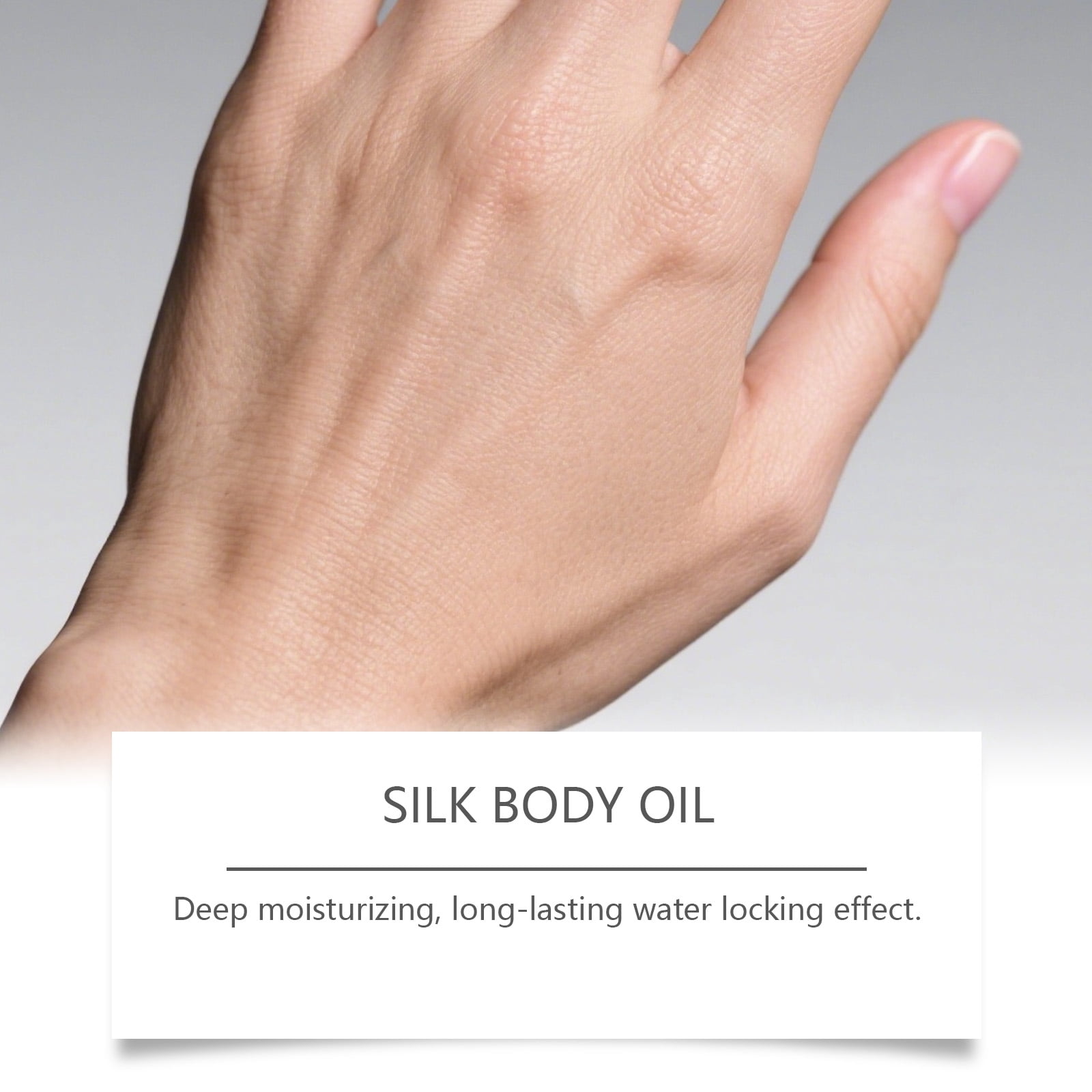 Alvantor Silk Body Oil Non-Greasy Fast Absorbing Moisturizer for Dry Skin with Sweet Almond Oil & Vanilla, 1fl oz