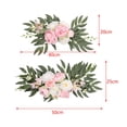 thumbnail image 3 of S SERENABLE 2Pcs Silk Flowers Wedding Arch Flowers Door Floral Backdrop Artificial Flower Swag for Party Stage Performance Farmhouse Home Pink, 3 of 8