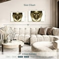 thumbnail image 4 of Elephant Stock Gold Faced Buddha Wall Art - Horizontal Canvas Wall Art - Living Room Wall Decor - Photography Wellness Canvas - White And Gold Decor - 30" x 20", 4 of 8