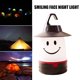 thumbnail image 3 of LED Smiley Cute Hanging Night Light Carpa Camping Home Decoraciones (Negro), 3 of 9