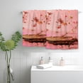 thumbnail image 2 of Nawy A Pink Background with Flowers Falling Kitchen Towels 2-Piece Set for Kitchens, Bathrooms, Showers 27.5*16in, 2 of 6