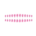 thumbnail image 2 of Valentine’s Day Press On Nails Short Glossy Acrylic Fake Nails with Heart Design, Valentines Day Nails Set Press-ons, Artificial False Nails with Jelly Adhesive Glue for Women Nail Art 24PCS, 2 of 8