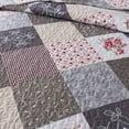 thumbnail image 5 of HoneiLife Juego de ropa de cama King Quilt – Juego de edredón de microfibra de 3 piezas, colchas ligeras, colchas reversibles, funda de cama retro, edredón tamaño King para todas las estaciones, color, 5 of 5