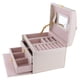thumbnail image 3 of Joyero de viaje de cuero PU Hugo Beige, 3 of 10