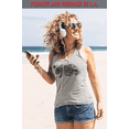 thumbnail image 3 of ShirtBANC California Aztec Bear Women's Racerback Tank Top Shirts, 3 of 5