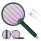thumbnail image 1 of Matamoscas eléctrico plegable, raqueta exterminadora de mosquitos recargable, lámpara trampa para mosquitos con luz violeta, diseño de mango giratorio, 1 of 7