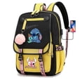 thumbnail image 3 of Stitch Boys Girls Kids School Book Bags Women USB Bagpack Teenagers Canvas Laptop Travel Student Backpack, 3 of 4