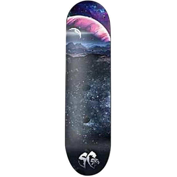 SCSK8 Dark Space Cruiser Skateboard 32x8" Pre-Assembled Complete Multi-Color with 52mm Wheels