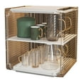 thumbnail image 2 of Cup Storage Rack§desktop Cup Storage Rack§dustproof Cup Storage Rack§clear Cup Organizer Box§transparent Cup Storage Box§cup Storage Cabinet Cup Storage Rack Dustproof, 2 of 8