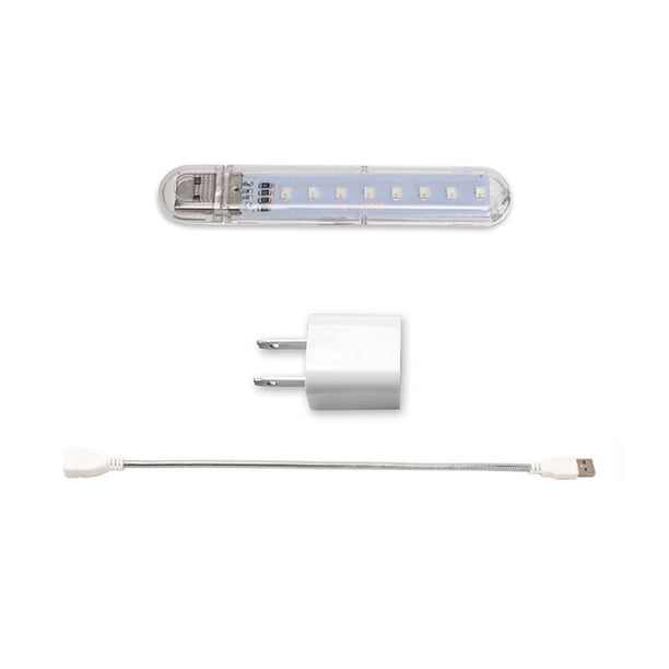USB Powered LED Mini Lights Barras Portátil Lámparas de viaje 12W 100LM Seguridad de la disipación de calor Portátil TRABAJO LIMPIEZA LIMPIEZA ROPA DE LUGAR kenally HA010370-02