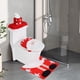 thumbnail image 4 of Christmas Toilet Cover Christmas Polka Faceless Old Man 3 Piece Toilet Cover Christmas Decorations, 4 of 7