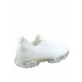 thumbnail image 2 of Flow-19 Stretch Elastic Mesh Lace Up Rubber Air Bubble Cushion Fashion Sneaker ( White, 8.5 ), 2 of 2