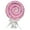 Pink, variant on 2Pcs Pastel Christmas Tree Candy Topper - Foam Lollipop Candyland Christmas Tree Ornaments, for New Year Xmas, Christmas  Decorations