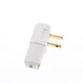 thumbnail image 2 of Leviton 321-W Non-Polarized Right Angle Easy-Wire Plug, 15A 125V, NEMA 1-15P, White, 2 of 5