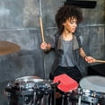 thumbnail image 1 of UPGRATOR Drum Cowbell High Pitched Sound Musical Accessory Plastic Red 1Pack, 1 of 5