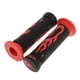 thumbnail image 1 of 8\\\'\\\' Puños de goma para manillar de motocicleta y scooter Rojo, 1 of 9