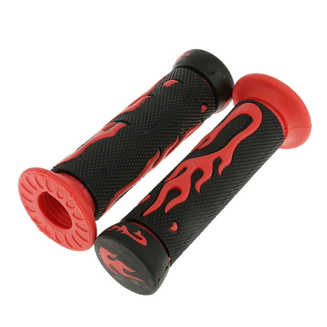 jinwen Universal Motorcycle Moped Scooter Handlebar Grip Replacement Red