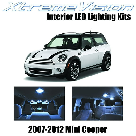 XtremeVision LED for Mini Cooper 2007-2012 10 Pieces Cool White Premium Interior LED Kit Package installation