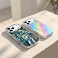 thumbnail image 6 of For iPhone 14 Pro Max Phone Case,Support For Mag-Safe,Luxury Bling Gilded Starry River Pattern Back Design,Ultra Slim Shockproof Anti-Scratch Drop Protection,Non-Slim Thin Phone Case,D, 6 of 14