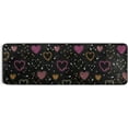thumbnail image 5 of Dreamtimes Colors Heart Stars Hallway Runner Rug 2'x6' Kitchen Rug with Rubber Backing Valentine Space Non Slip Entryway Rug Runner Washable Soft Area Rug for Hallway Bedroom Kitchen Decor, 5 of 6