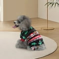 thumbnail image 2 of Christmas Dog Pajamas Dog Sweater Holiday Pet Outfit for Small Medium Dogs Girl Boy Puppy Clothes Onesie, 2 of 5