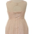 thumbnail image 3 of Little Girls Dress Sleeveless Lace Pageant Party Girl Dresses Ivory 6 (C50C36C), 3 of 5