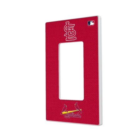 St. Louis Cardinals Solid Single Rocker Light Switch Plate