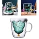 thumbnail image 4 of Vasos de doble pared y té taza de creativo expreso leche agua vasos de cristal para hogar, 4 of 8