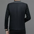 thumbnail image 5 of Gvdentm Men's Lightweight Sport Coat Casual One Button Black Blazer for Men,4XL, 5 of 9