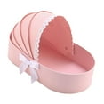 thumbnail image 1 of Caja de baby shower caja de flores cuna canasta floral caja de regalo adornos adornos decorativos contatiner arreglo floral Rosa, 1 of 8