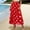 A274 Red, variant on Women's High Waisted Maxi A-Line Skirt Heart Pattern Flowy Chiffon Long Skirt Casual Boho Style Breathable Lightweight Apparel for Summer Vacation Date Night Party