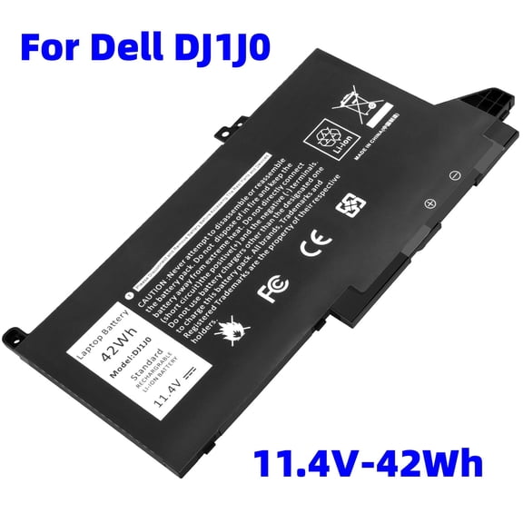 42Wh DJ1J0 Laptop Battery for Dell Latitude 12 7280 E7280 7290 E7290 13 E7380 E7390 7380 7390 14 E7480 E7490 7480 7490 Series DJ1JO P28S P28S001 451-BBZL C27RW PGFX4 K8X0T1 ONFOH 11.4V/3-Cell