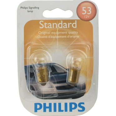 Philips Standard Miniature 53, Ba9S, Glass, Always Change In Pairs!