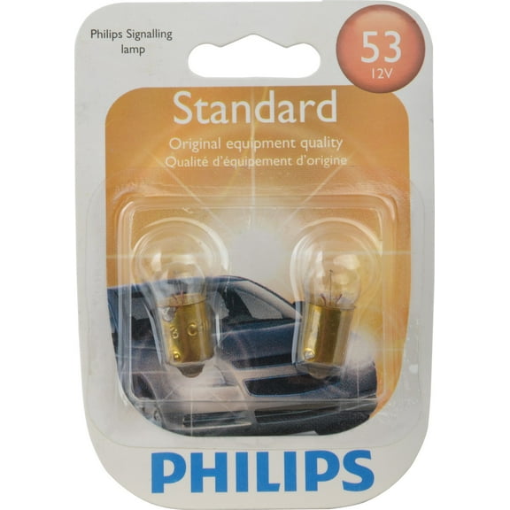 Philips Standard Miniature 53, Pack of 2
