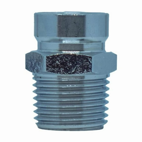 Anderson Metals 1/2 in. MPT in. X 3/8 in. D Female Compression in. Chrome Compression Adapter