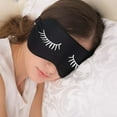thumbnail image 3 of 2-Pack Eye Mask For Sleeping, Sleep Mask, Blindfold - Silk Sleeping Masks With Adjustable Strap, 100% Block Out Light, No Head Pressure, Premium Eye Shade Cover For Travel, Nap, Night, 3 of 9