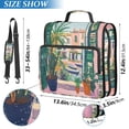 thumbnail image 2 of FORMRS Zipper Binder with Shoulder Strap 2-inch Ring 500 Sheet Capacity File Bag, Window Scene, 2 of 5