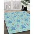 thumbnail image 3 of Ahgly Company Machine Washable Indoor Rectangle Transitional Seafoam Green Area Rugs, 2' x 5', 3 of 7