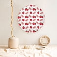 thumbnail image 5 of Salouo Strawberry Pattern Bone China Decorative Plate,Holiday Decor Decorative Ceramic Plates with Stand Elegant Home DéCor for Hallway/Living Room/Bedroom-8in, 5 of 6